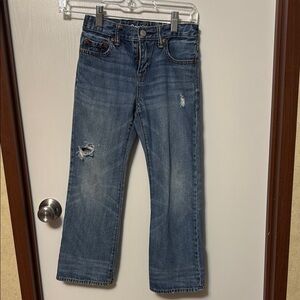 GAP Kids Blue Distressed Jeans Size 7 Regular